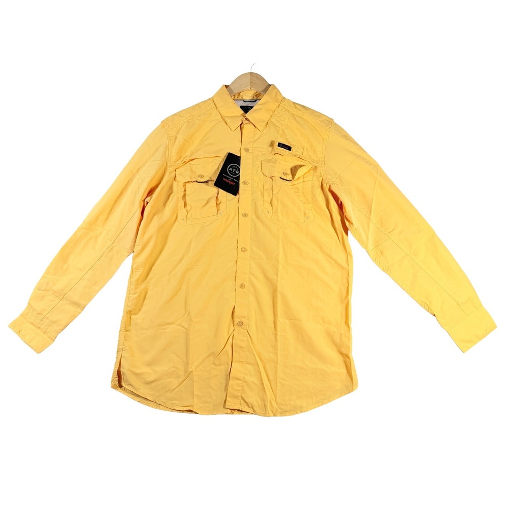Wrangler ATG Angler Men Long Sleeve Fishing Shirt‎ M